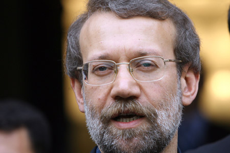 Ali Larijani, Iran's new parliament speaker, has warned that the government could limit its cooperation with the International Atomic Energy Agency. (AP/Markus Schreiber)