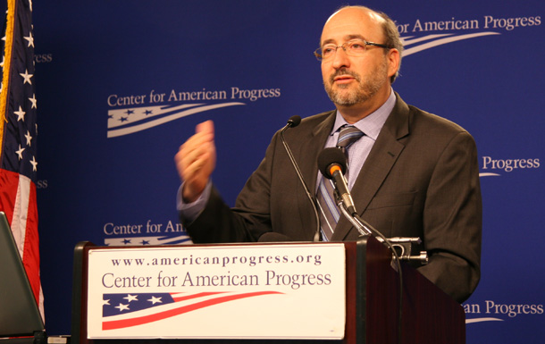 David Michaels, an epidemiologist and the director of the Project on Scientific Knowledge and Public Policy at the George Washington School of Public Health, speaks at CAP event about his new book, <i>Doubt Is Their Product: How Industry's Assault on Science Threatens Your Health</i>. (CAP)