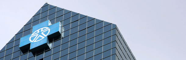 Blue Cross' headquarters in Philadelphia, PA, photographed last year when the boards of Independence Blue Cross and Highmark, Inc, Pennsylvania's two health insurers, were meeting to decide whether or not to merge. (AP/Matt Rourke)