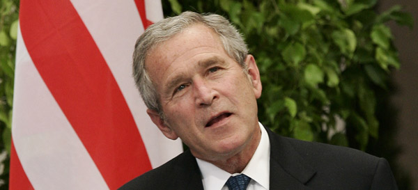 The Bush administration's flawed tax, minimum wage, union, trade, and immigration policies have sunk us into an economic downturn. (AP)