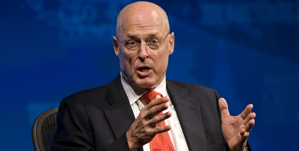 U.S. Treasury Secretary Henry Paulson is finally beginning to see that a resolution to the global credit crisis requires an end to the U.S. housing crisis. (AP/J. Scott Applewhite)