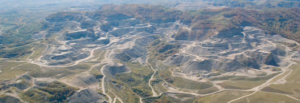 The strip-mined landscape in Wise, Virginia. (Flickr/Clean Energy VA)
