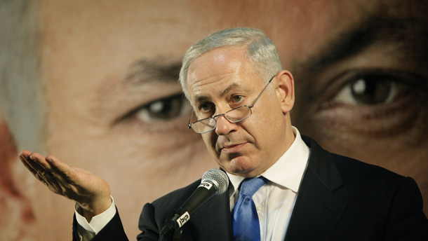 Israeli President Shimon Peres today tapped conservative Likud Party leader Benjamin Netanyahu (above) to form the next government of Israel, but his path is littered with challenges.<o:p></o:p>
(AP/Ariel Schalit)