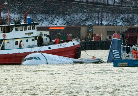 The US Airways plane that crashed into the Hudson River in January provided a 