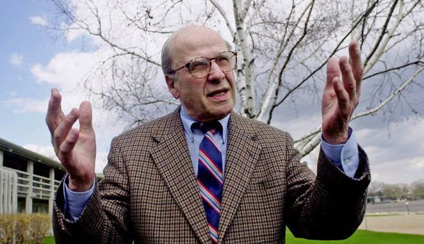 Sen. Gaylord Nelson (D-WI), above, who passed away in 2005, was the founder of Earth Day, which drew an estimated 20 million people to the first event in 1970. Today the power of online organizing has helped expand participation. (AP/Mark Hoffman)