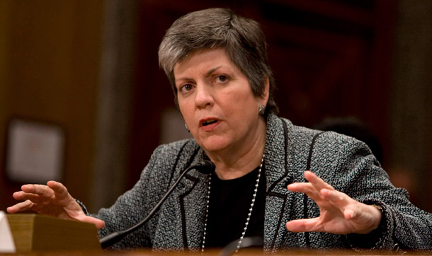 Homeland Security Secretary Janet Napolitano has been mentioned as a possible choice for the Supreme Court. (AP/Evan Vucci)