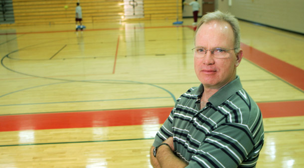 Greg Ahrnsbrak is a physical education teacher at a school in northeast Denver that is part of the Professional Compensation System that links teacher pay with the school district’s mission and goals. (AP/David Zalubowski)