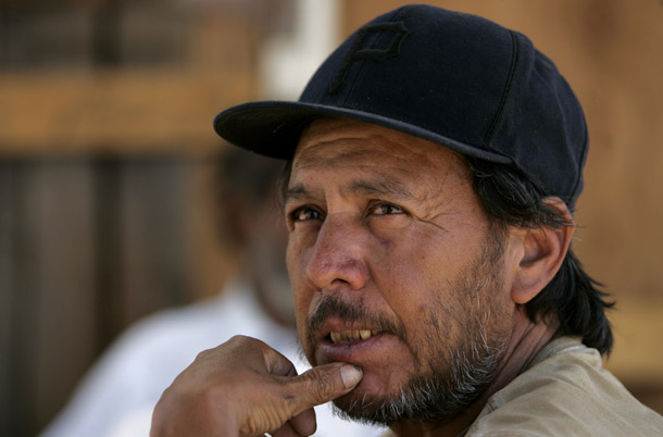 A homeless man is seen in Fresno, CA, which has one of the highest concentrations of poverty in the nation. An improved poverty measure would provide a more accurate picture of how many people are falling into poverty during the recession and who they are. (AP/Rich Pedroncelli)