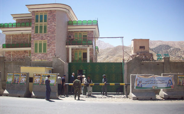 Provincial Election Commission Office in Panjshir, Afghanistan. CAP's Brian Katulis was an election observer in Afghanistan as part of a U.S.-sponsored delegation organized by Democracy International. (Center for American Progress)