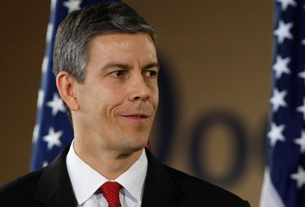 Secretary of Education Arne Duncan said at a CAP event that "education is the one issue that can and must bring us together." (AP Photo)