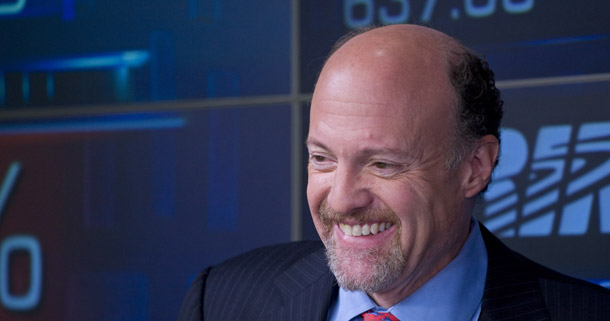 CNBC's Jim Cramer called the stimulus plan a “disaster for America” after it was passed in February. The network's hosts and the editorial pages of <i>The Wall Street Journal</i> have been on the same page in their attacks on the stimulus. (AP/Mark Lennihan)