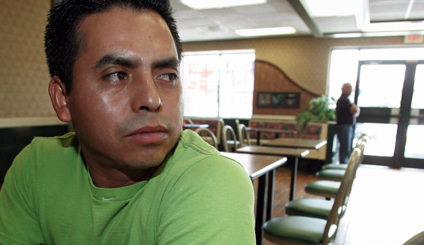 Construction worker Wenceslau Covarubias is shown in Fresno, CA. Under comprehensive immigration reform, the real wages of less-skilled newly legalized workers would increase by roughly $4,405 per year, while higher-skilled workers would see their income increase $6,185 per year. (AP/Gary Kazanjian)