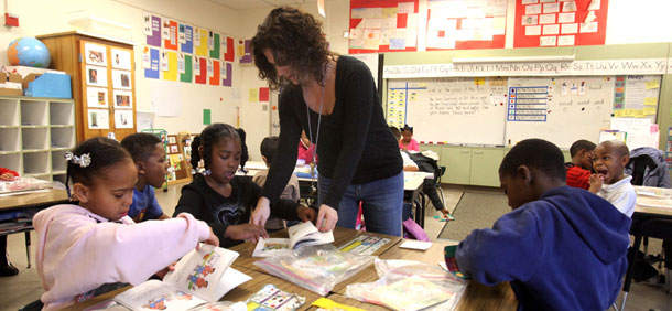 President Barack Obama’s budget for fiscal year 2011 requests a net increase of $3 billion for elementary and secondary education, but no funding increases for Title I.
<br /> (AP/Rich Pedroncelli)