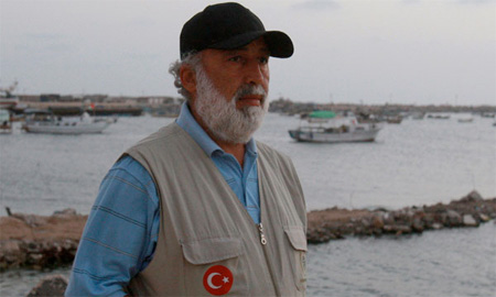 Mehmet Kaya is the head of the İHH in Gaza. İHH represents itself as a humanitarian organization that acts “with the motive of brotherhood,” aiming to help and protect all regardless of “religion, language, race, and sect.” (AP/Adel Hana)