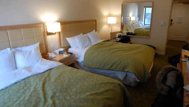 A room at the Orchard Garden Hotel in San Francisco. The hotel is certified by the San Francisco Green Business Program, U.S. Green Business Council, and was the first California hotel to be LEED certified. (Flickr/<a href=