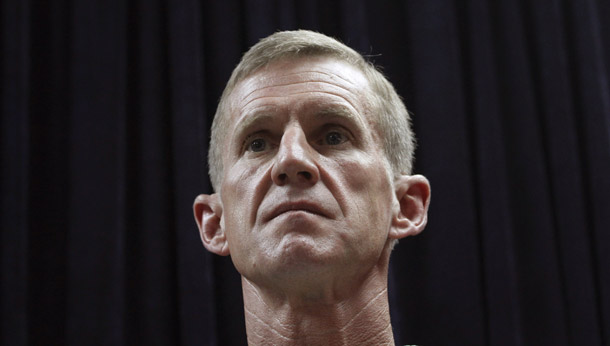 Michael Hastings's <i>Rolling Stone</i> piece on Gen. Stanley McChrystal, above, has set the Washington media establishment afire. (AP/Musadeq Sadeq)
