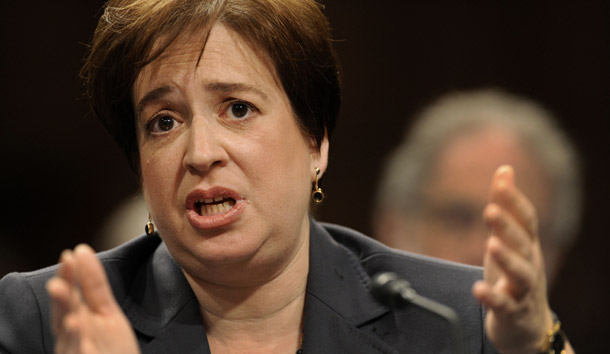 Elena Kagan tesifies during her confirmation hearing before the Senate Judiciary Committee on June 29, 2010. Kagan's confirmation is a progressive victory, but many of President Obama's judicial nominees in lower courts are having their confirmations held up by Senate obstruction. (AP/Susan Walsh)