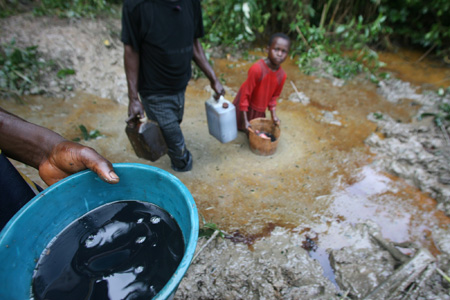 Locals collect 