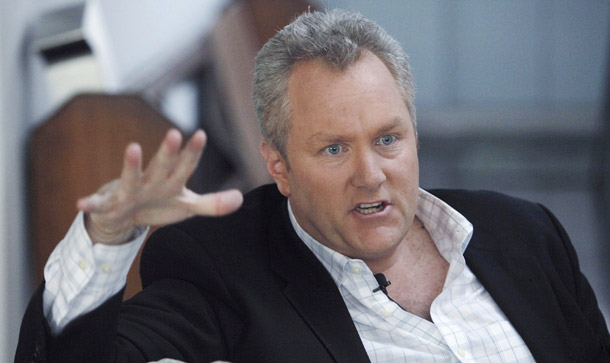 The mainstream media equates the smear tactics and antics of conservatives such as Andrew Breitbart, above, with those of left-wing pundits and journalists. (AP/Reed Saxon)