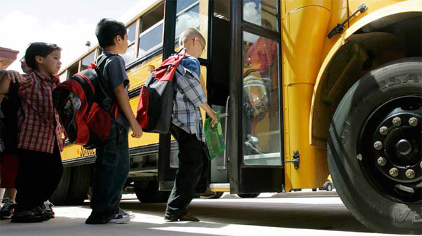 Schools are ideal locations for social programs because they have unparalleled access to poor students and their families—they are located in the neighborhoods in which families live, are recognized and familiar community institutions, and have established relationships with low-income students and their families. (AP/Eric Gay)