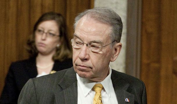Critics such as Sen. Charles Grassley (R-IA), above, misrepresent the Build America Bonds program. The program radically improves the way federal support for local projects is delivered, helps taxpayers by lowering state borrowing costs, and reduces back-door subsidies for high-income buyers of municipal bonds. (AP/Harry Hamburg)
