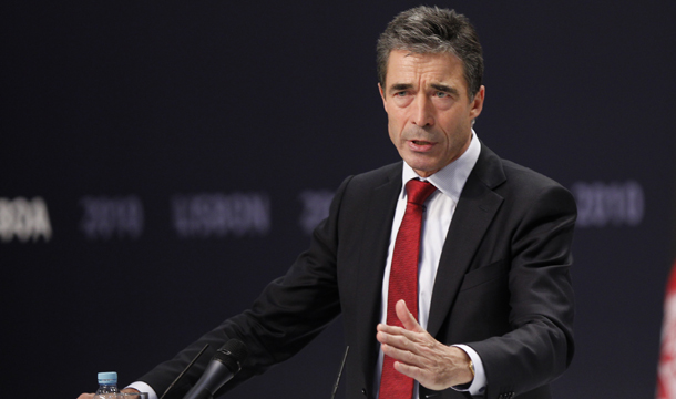 NATO Secretary General Anders Fogh Rasmussen stated, “Ratification of the START treaty will contribute strongly to an improvement of the overall security environment in the Euro-Atlantic area." (AP/Armando Franca)