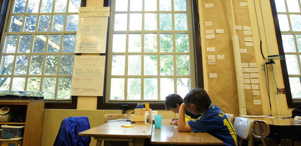 Educational systems that are now attempting to incorporate student achievement gains into teacher evaluations face at least two important challenges: generating valid estimates of teachers' contributions to student learning and including teachers who do not teach subjects or grades that are tested annually. (AP/Ted S. Warren)