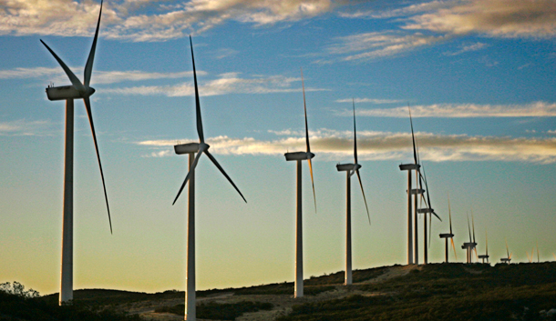 The Department of Energy estimates that wind power from tribal lands could satisfy 14 percent of total U.S. electricity demand. (AP/Lenny Ignelzi)