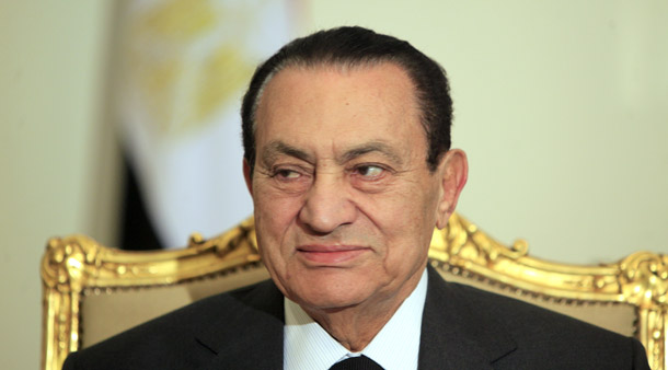 President Hosni Mubarak has announced that he will step down as leader in Egypt, signaling the beginning of a major political transition in the country. (AP/Amr Nabil)