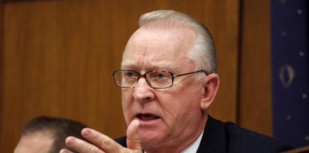 New House Armed Services Committee Chairman Howard “Buck” McKeon (R-CA) wants all suspected terrorists in U.S. custody to go to Guantanamo, and his bill would make sure that they never leave. (AP/Harry Hamburg)