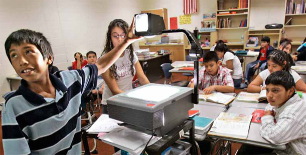 Districts that have taken aggressive steps to make school funding more  transparent and equitable will have a significant advantage in adapting  to a new comparability provision. For now, these districts provide a  prospective view of the changes needed to fund schools fairly and the  implications such reforms have on school and district operations. (AP/Nati Harnik)