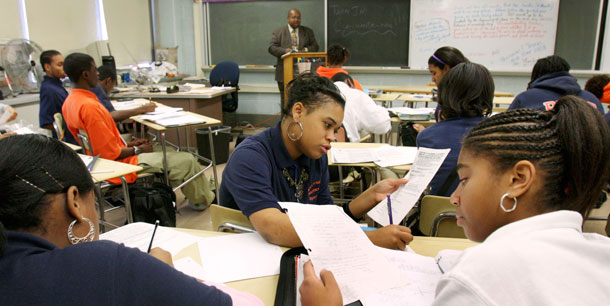 Time in school has been identified as one of the key factors leading to academic success in high-performing schools, along with strong school leadership, effective teaching, data-driven instruction, and a culture of excellence. (AP/Rob Carr)
