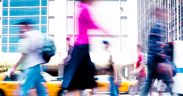 People commute to work in New York City. The Center for American Progress's deficit reduction plan is the only plan for sustained balanced budgets in the future that invests in the economy and middle class instead of asking them to bear the brunt of deficit reduction. (iStockphoto)