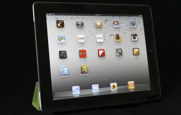 The Apple iPad 2 is shown in San Francisco, Wednesday, March 9, 2011. (AP/Jeff Chiu)