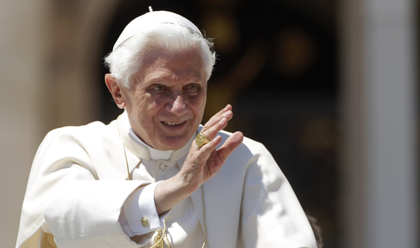 Pope Benedict XVI has been an ardent supporter for many years of recognizing the truth of climate change and the collective responsibility to reduce carbon emissions and preserve clean air and clean water. (AP/Pier Paolo Cito)