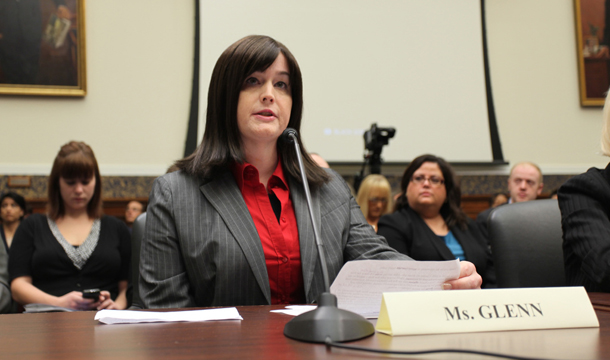 Vandy Beth Glenn, who lost her job with the Georgia General Assembly when her boss fired her because she was transgender, testifies at a hearing regarding the Employment Non-Discrimination Act on September 23, 2009. Lawmakers should swiftly enact ENDA to level the playing field for all American workers, gay or straight, transgender or not. (Flickr/<a href=