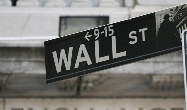 A Wall Street sign is shown on Friday, March 2, 2007, in New York. (AP/Mark Lennihan)