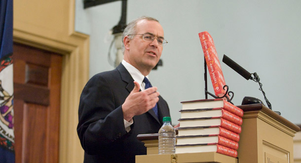 <i>New York Times</i> columnist David Brooks, above, thinks austerity measures in the debt limit deal under discussion would be good for economic growth. (Flickr/<a href=
