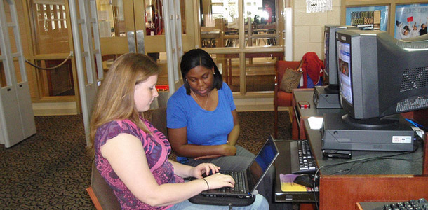 A student fills out a FAFSA form. The Free Application for Federal Student Aid, or FAFSA, is the gateway  to accessing the financial resources that give millions of students  every year the opportunity to receive a college education. But it produces uneven outcomes for gay and transgender students. (Flickr/<a href=