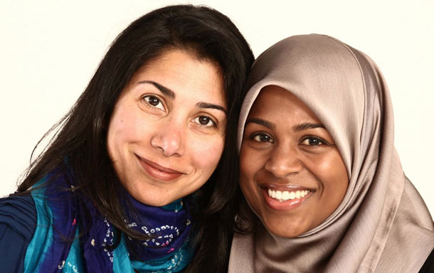 Ayesha Mattu and Nura Maznavi are co-editors of a new book of essays, <i>Love, InshAllah: The Secret Loves of American Muslim Women</i>. (Center for American Progress)