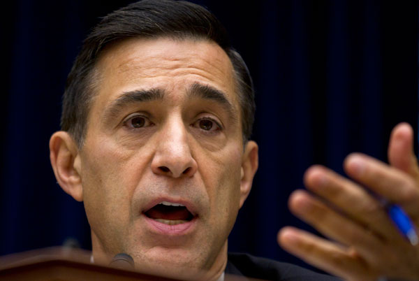 House Oversight Committee Chairman Rep. Darrell Issa (R-CA) speaks during a committee hearing earlier this month.  (AP/Carolyn Kaster)