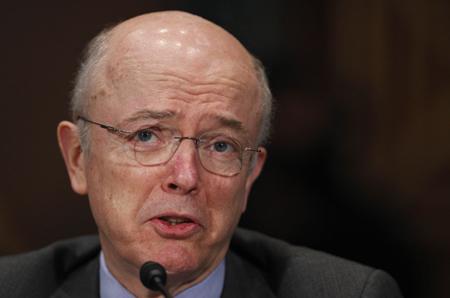 Herb Allison testifies on Capitol Hill in Washington, Thursday, March 4, 2010. (AP/Manuel Balce Ceneta)