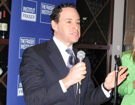 Journalist David Frum, pictured at left, offered a critique of Charles Murray’s <i>Coming Apart: The State of White America, 1960-2010</i>, stating that Murray's conclusions “are pure dogma, not only unsupported but even unrelated to anything that went before.” (Flickr/<a href=