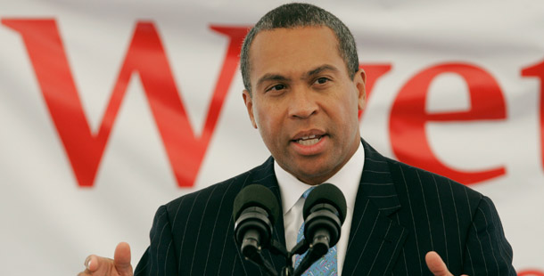 Gov. Deval Patrick has just launched a request for proposals for pay-for-success projects in his state that will focus on on chronic homelessness and supporting youth exiting the juvenile-justice system. (AP/Charles Krupa)