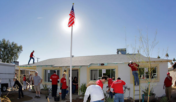 If Rehab-to-Rent is successfully implemented, it can help promote a more resilient,  affordable, and energy-efficient stock of rental housing; protect  taxpayers from financial loss; and create well-paying jobs and economic  activity in the process (AP/ Matt York)