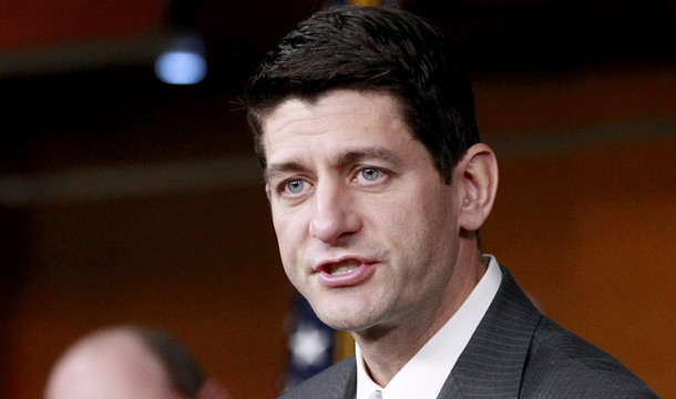 Rep. Ryan's budget proposal would weaken retirement security for the  middle class because of an ideological vision that rejects any tax  increases on the wealthy and refuses to acknowledge the benefits of  preserving Social Security as a social insurance program. (AP/Manuel Balce Ceneta)