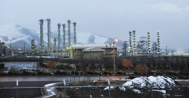 A January 15, 2011 file photo shows Iran's heavy-water nuclear facilities near the central city of Arak southwest of Tehran. (AP/ISNA,Hamid Foroutan)