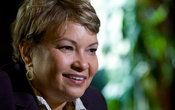 EPA Administrator Lisa Jackson is interviewed by The Associated Press at EPA headquarters in Washington. The new carbon rule proposed by EPA would be beneficial, both in terms of health and for the clean energy economy.
<br /> (AP/Kevin Wolf)