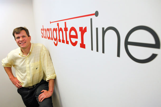 Burck Smith, CEO of StraighterLine, which offers low-cost college courses online and then partners with colleges and universities to accept its learners and give them credit for coursework toward a degree. (AP/ Jacquelyn Martin)