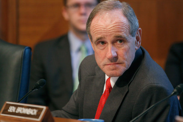 Sen. James Risch (R-ID) is one of many Republican Senators blocking the ratification of the U.N. Convention on the Law of the Sea. (AP/ Harry Hamburg)
